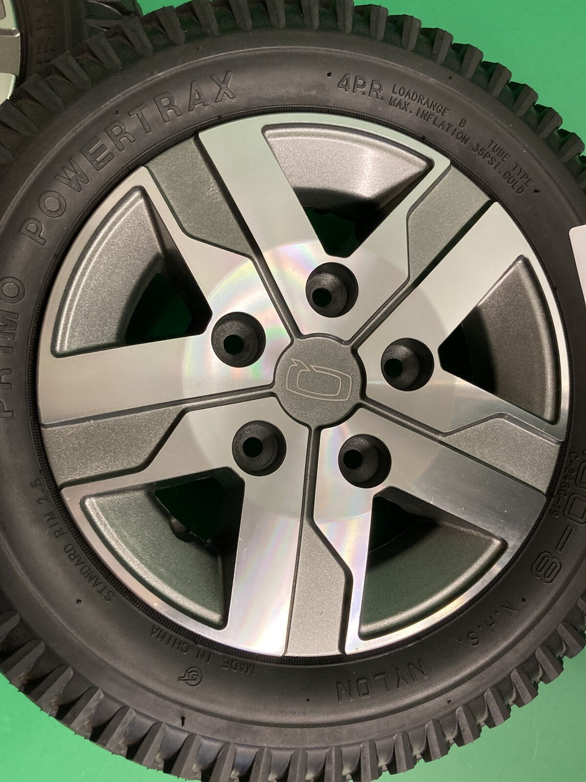 14"x3" Drive Wheels w/ Titanium Rim for Quantum J4 Power Wheelchair ~MINT* #K401