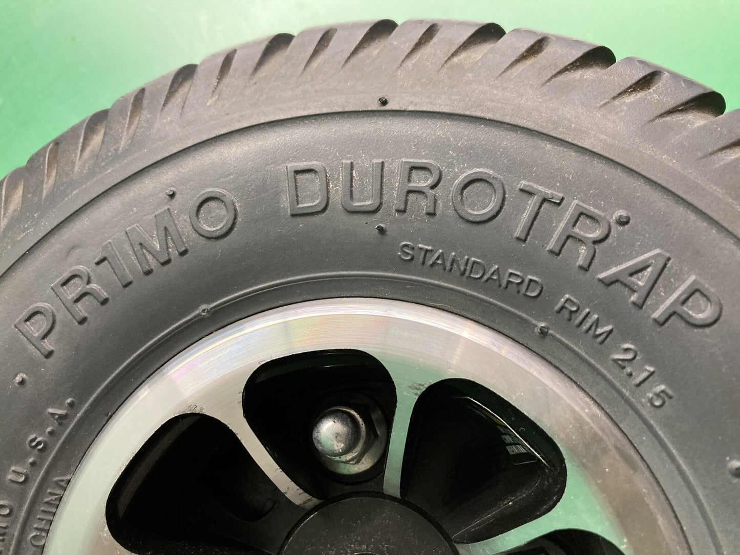 Dark Gray Drive Wheel Assembly for the Jazzy & Quantum J6 Wheelchair #K405