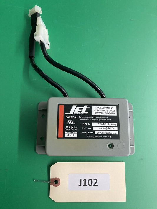 24 Volt 3Amp On-Board Battery Charger for Pride Power Wheelchair 2904JT-24 #J102