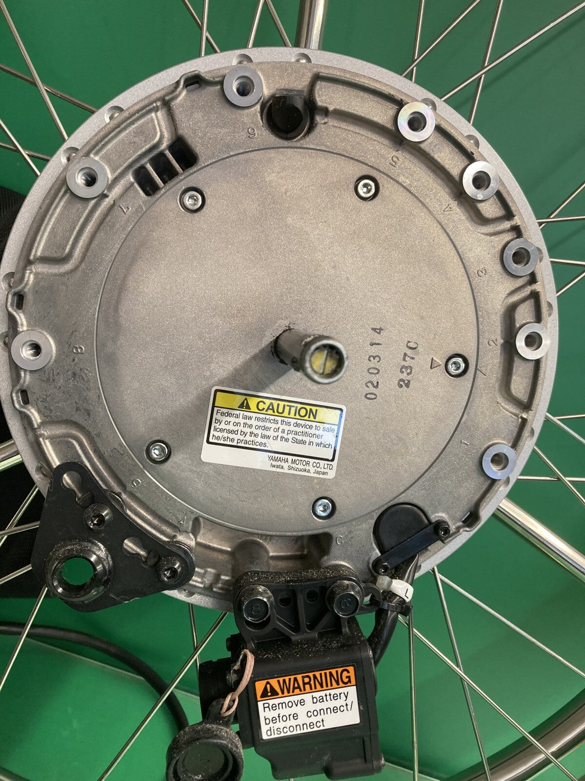 Yamaha Sunrise Quickie 24"x1 3/8" Power Assist Xtender Wheelchair Wheels #K696