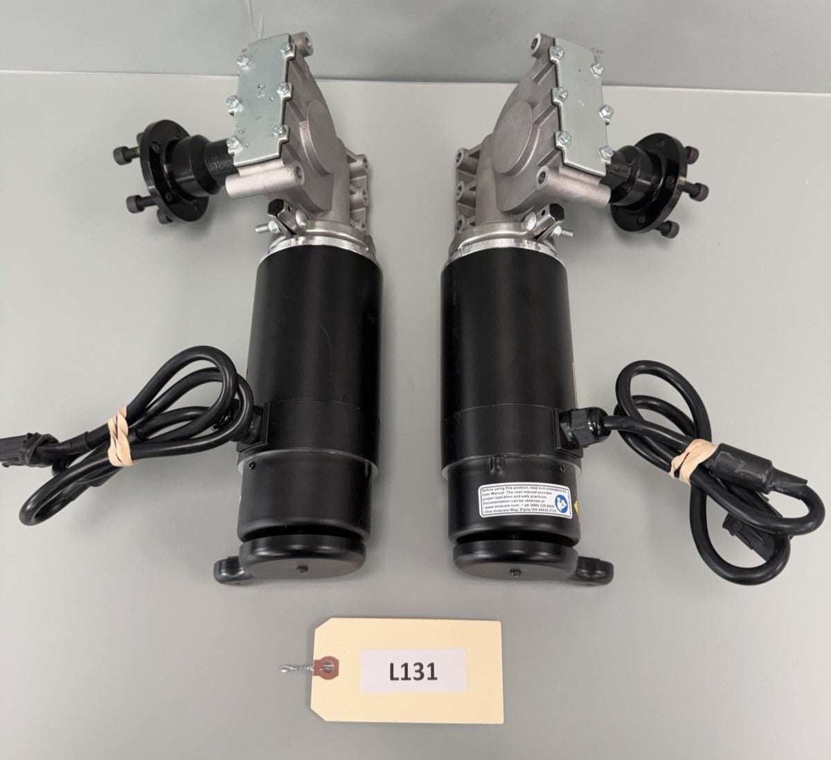 MOTORS FOR INVACARE TDX SP II 1188843 / M9278-02 / 1163412 - 1163413 #L131