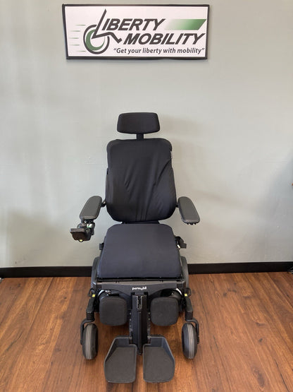 2021 Permobil F3 w/ Elevate, Tilt, Recline, Legs & 20° Anterior Tilt  #7630