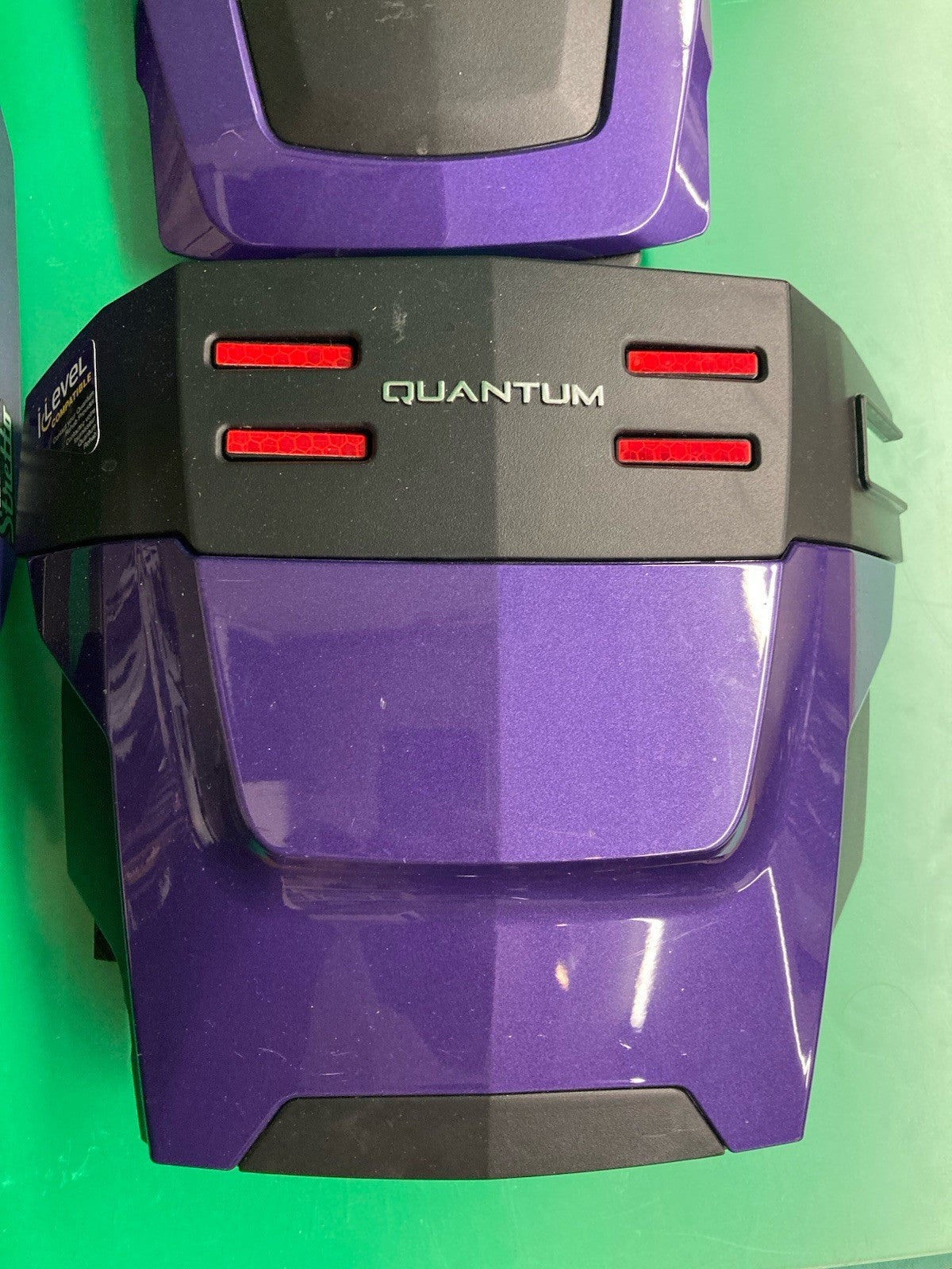 Purple Plastic Shroud With Light Kit for Quantum Edge 3 Stretto Power Wheelchair