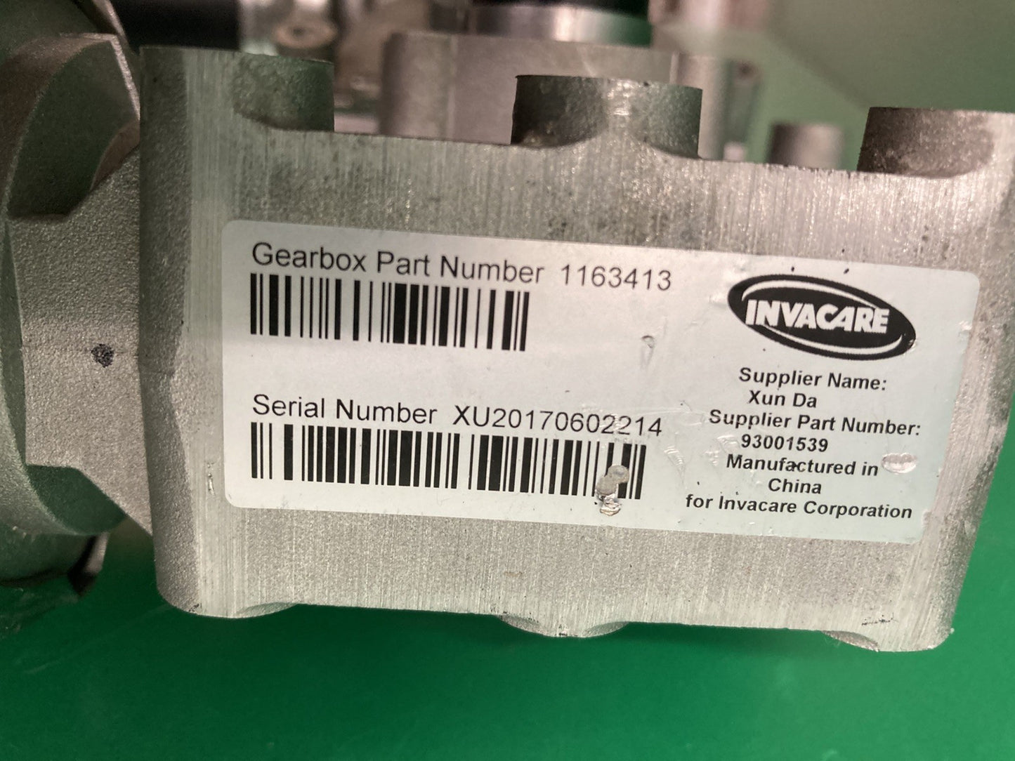 MOTORS FOR INVACARE TDX SP II 1188843 / M9278-02 / 1163412 - 1163413 #K972
