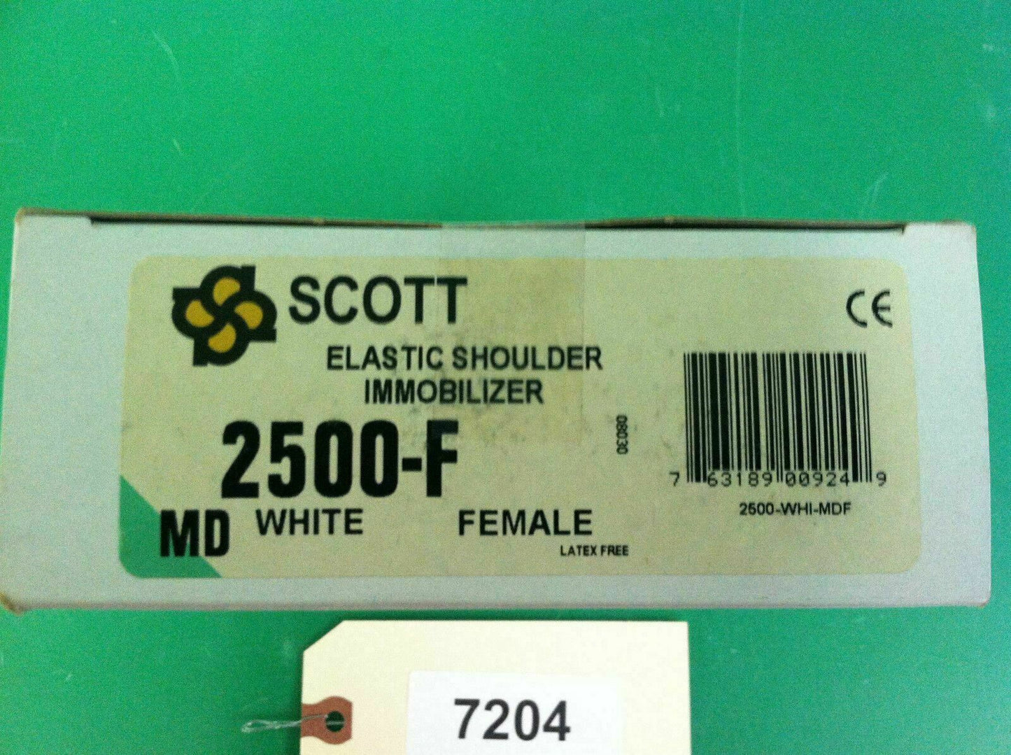 Scott Elastic Shoulder Immobilizer (White)(MEDIUM)(2500-Female) #7204