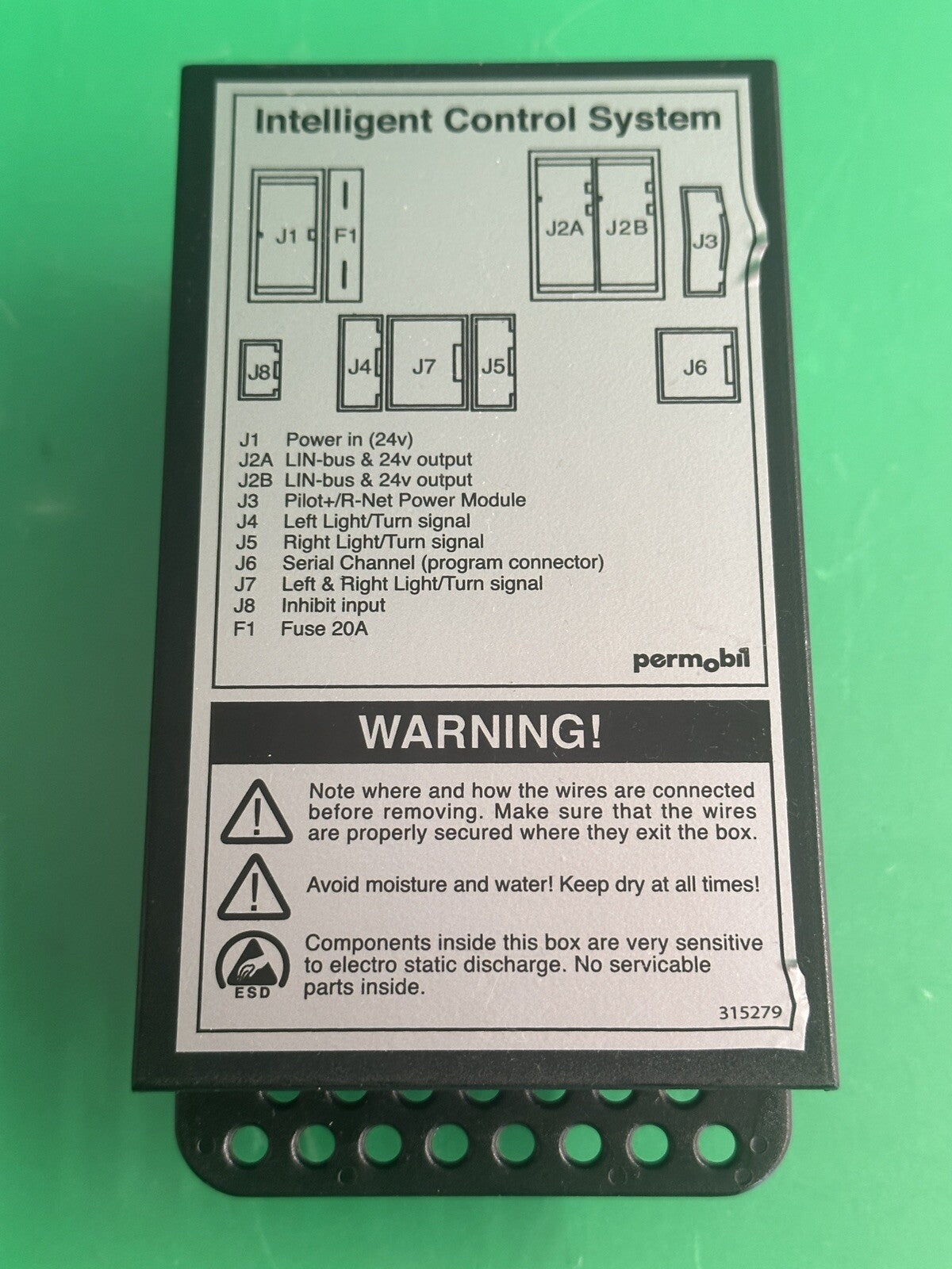 RNet Advanced Master Module for Permobil  315302 TILT RECLINE LEGS PROGRAM #i501