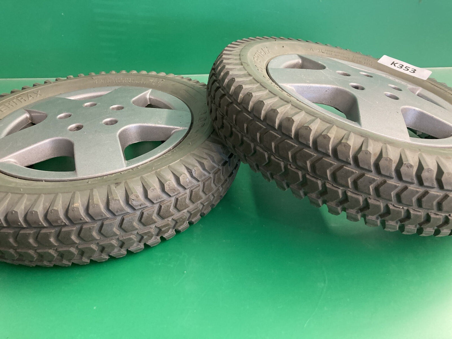 14"x3" 3.00-8 Drive Wheels for the Invacare TDX SP Power Wheelchair #K353