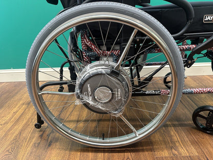 Quickie 2 Wheelchair w/ Yamaha 24"x1 3/8" Power Assist Xtender Wheels #LM7530