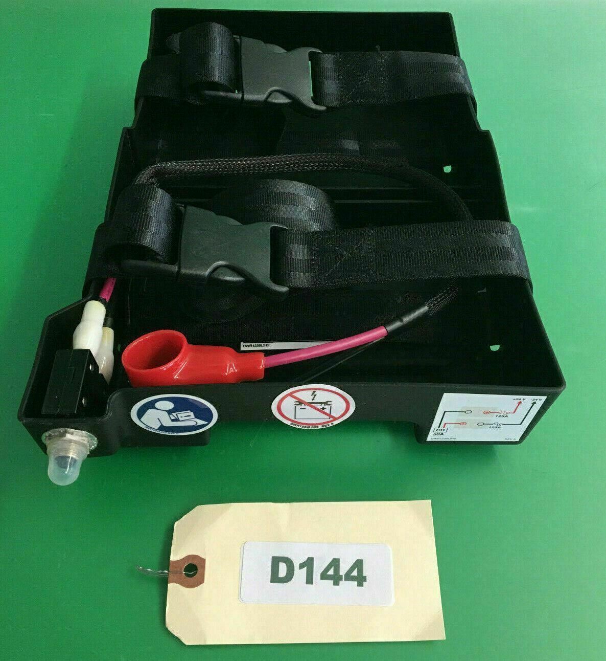 Battery Box Tray & Battery Harness for Pride J6 Power Wheelchair  #D144