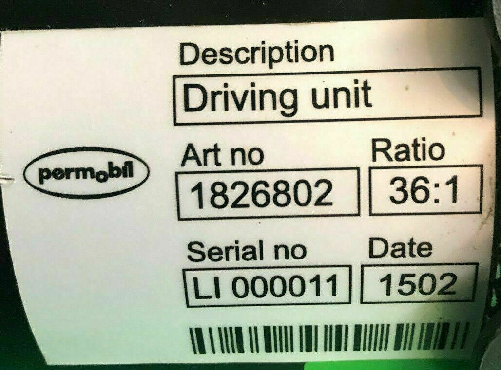 Left & Right Motors Only* for Permobil M300 Powerchair 1826803 /1826802 #E971