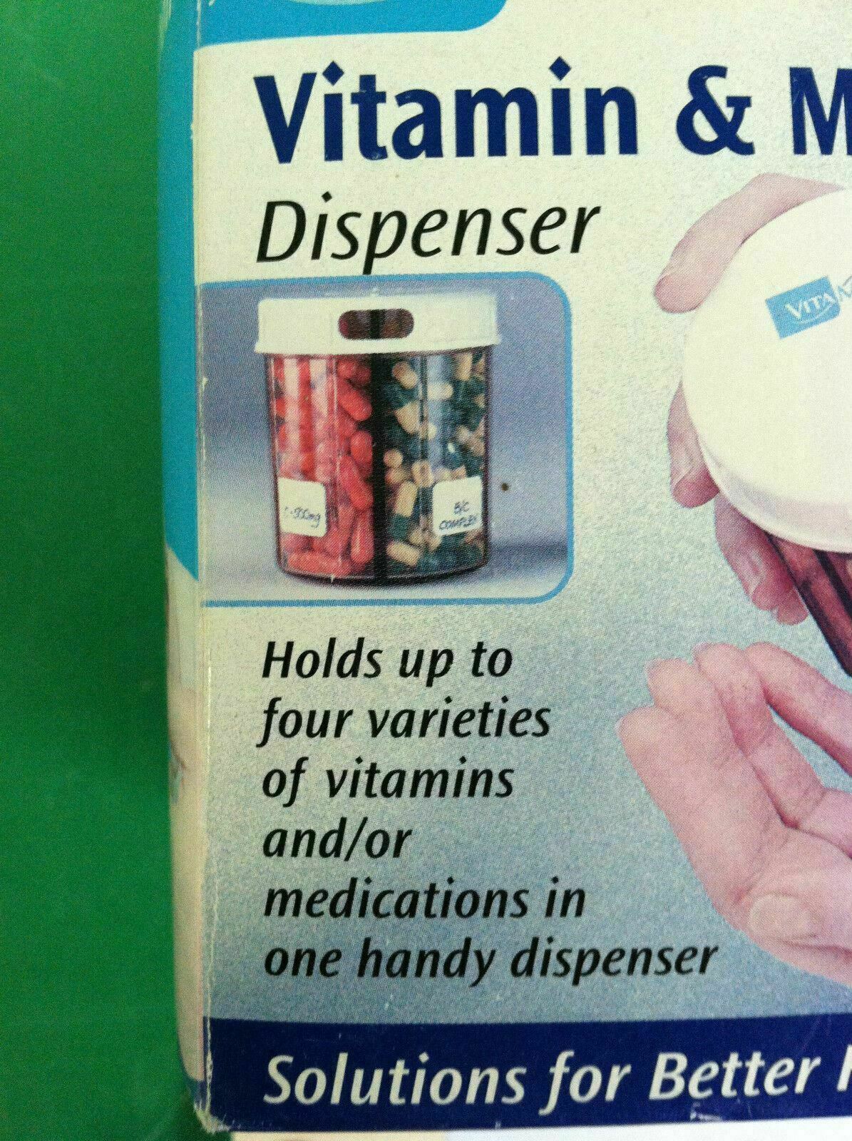 Vita Minder Vitamin & Medication Dispenser