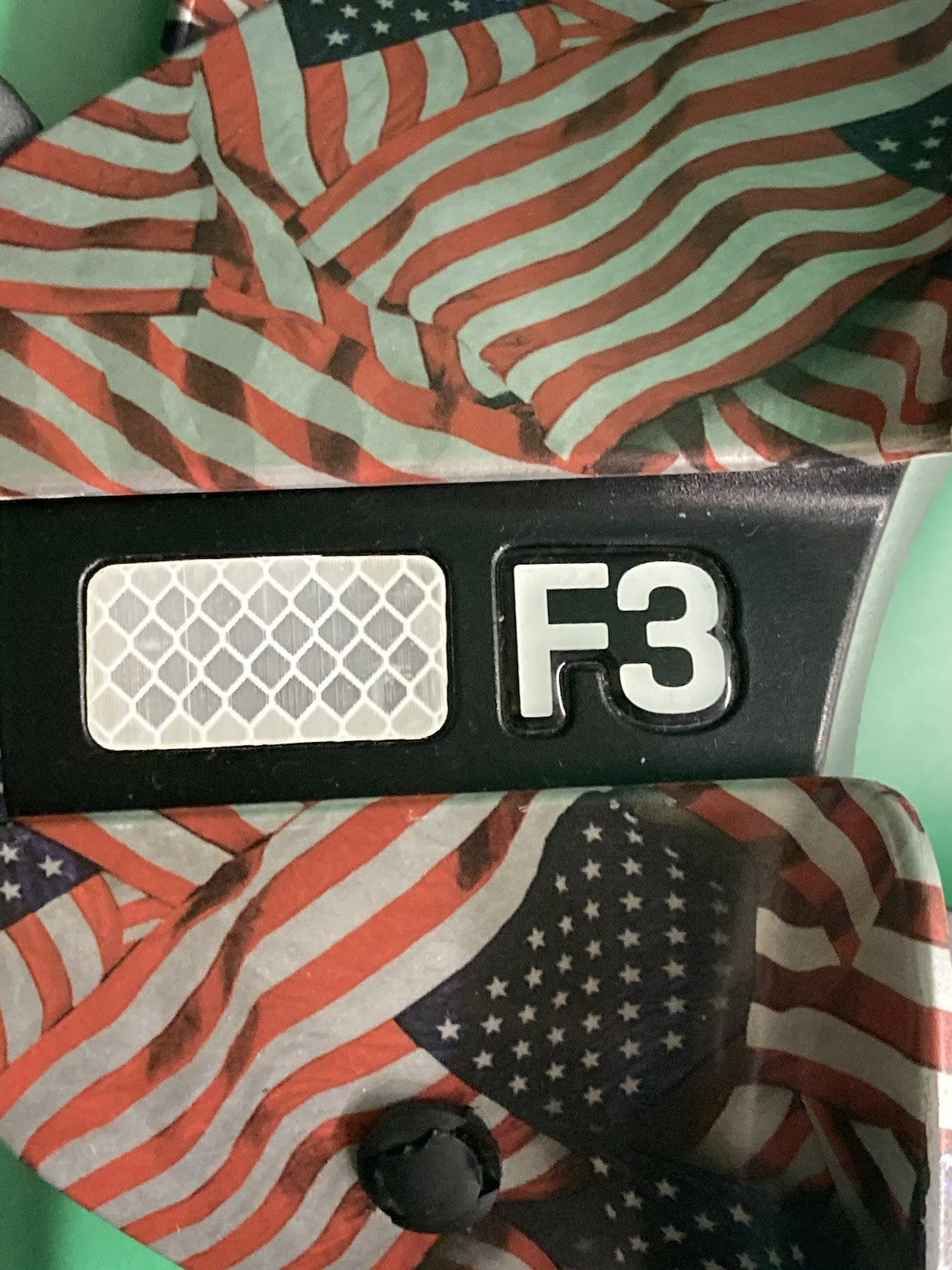 American Flag Plastic Shroud With Light Kit for Permobil F3 Power Wheelchair
