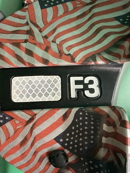 American Flag Plastic Shroud With Light Kit for Permobil F3 Power Wheelchair