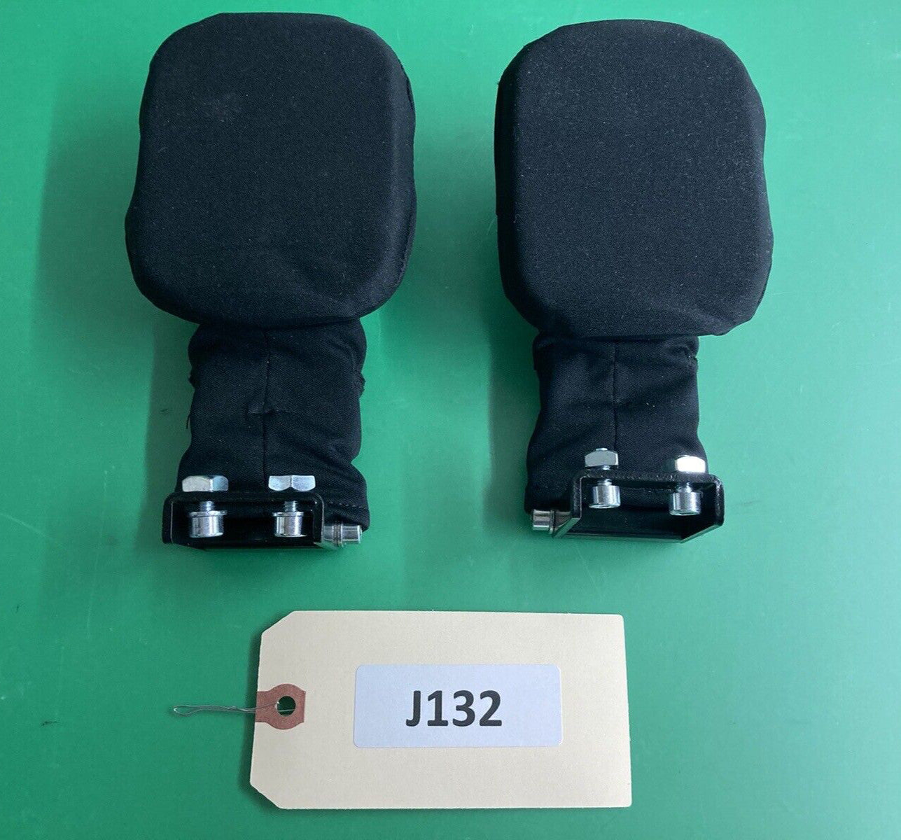 Permobil 3G -Elbow Supports w/ Mount Brackets for Power Wheelchair 1833415 #J132