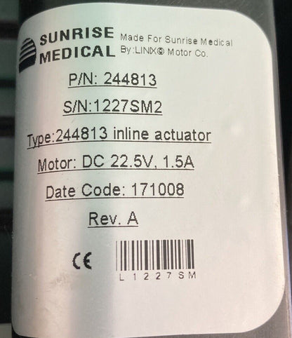 Quickie QM-710 Center Mount Power Elevating & Articulating Footrest #J546