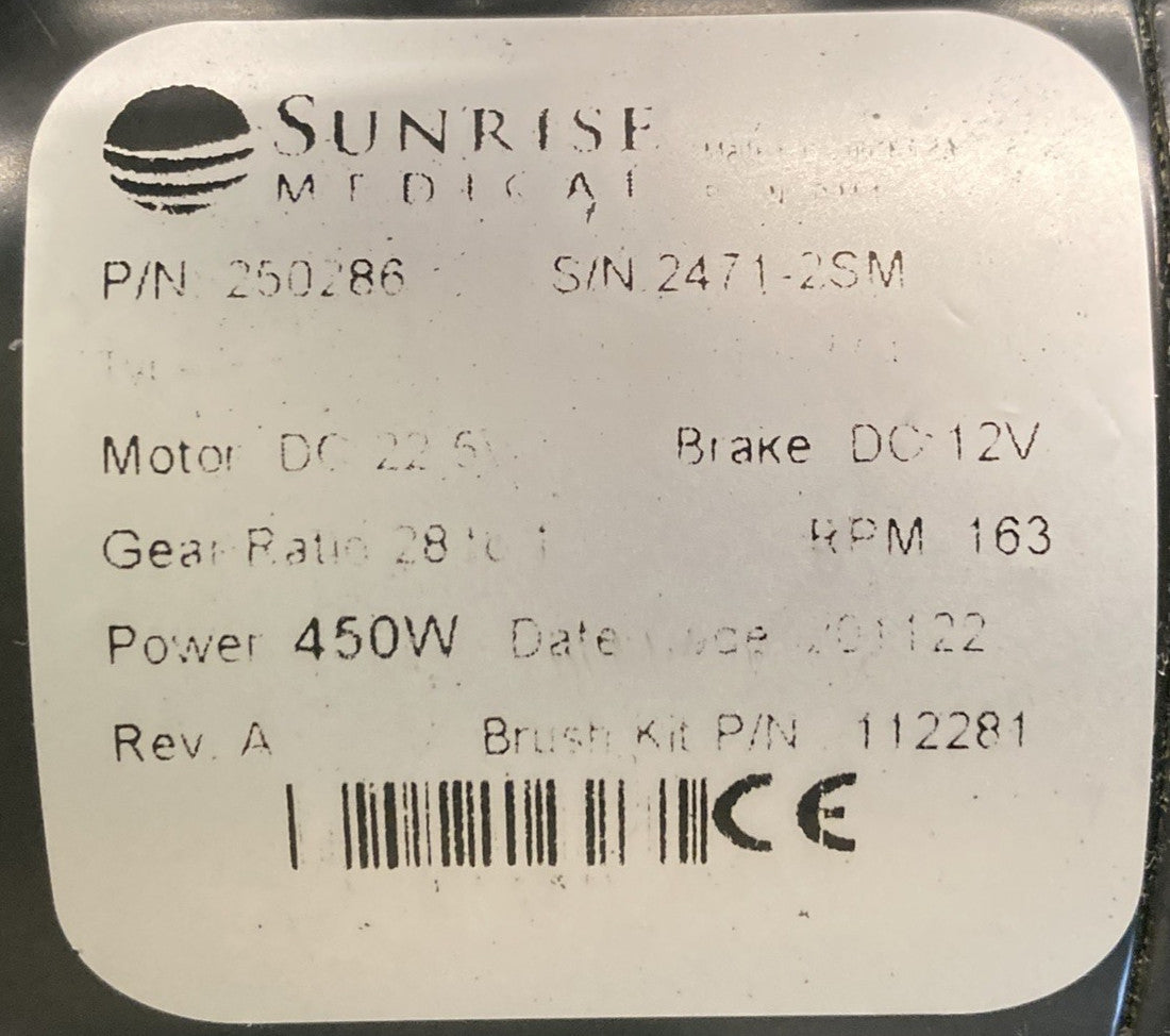 Left & Right Motors for Quickie Q700M Power Wheelchair 250286 / 250287 #K912