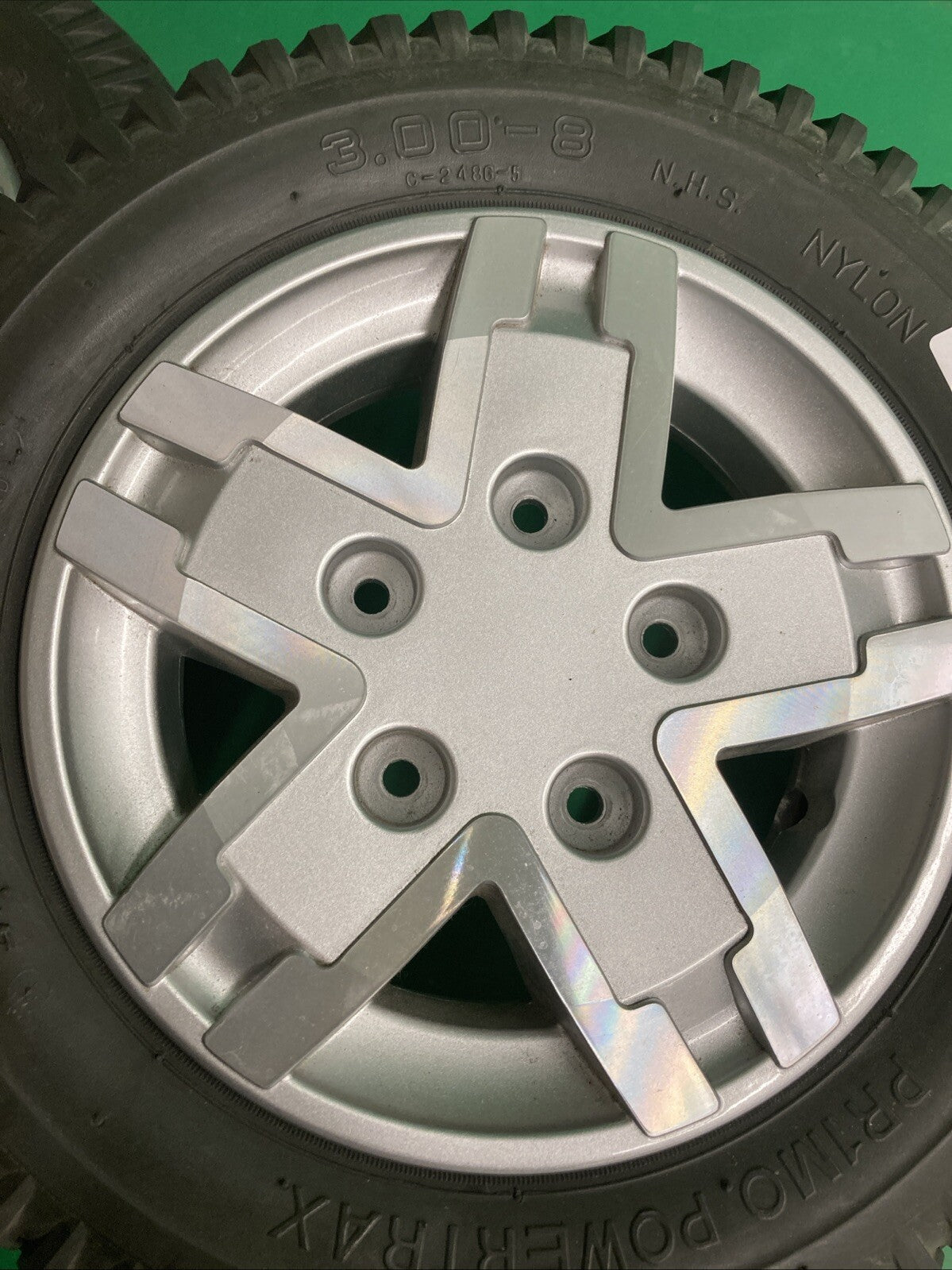 14"x3" Solid Drive Wheels for Jazzy 600 ES Power Wheelchair WHLASMB7120004 #K340
