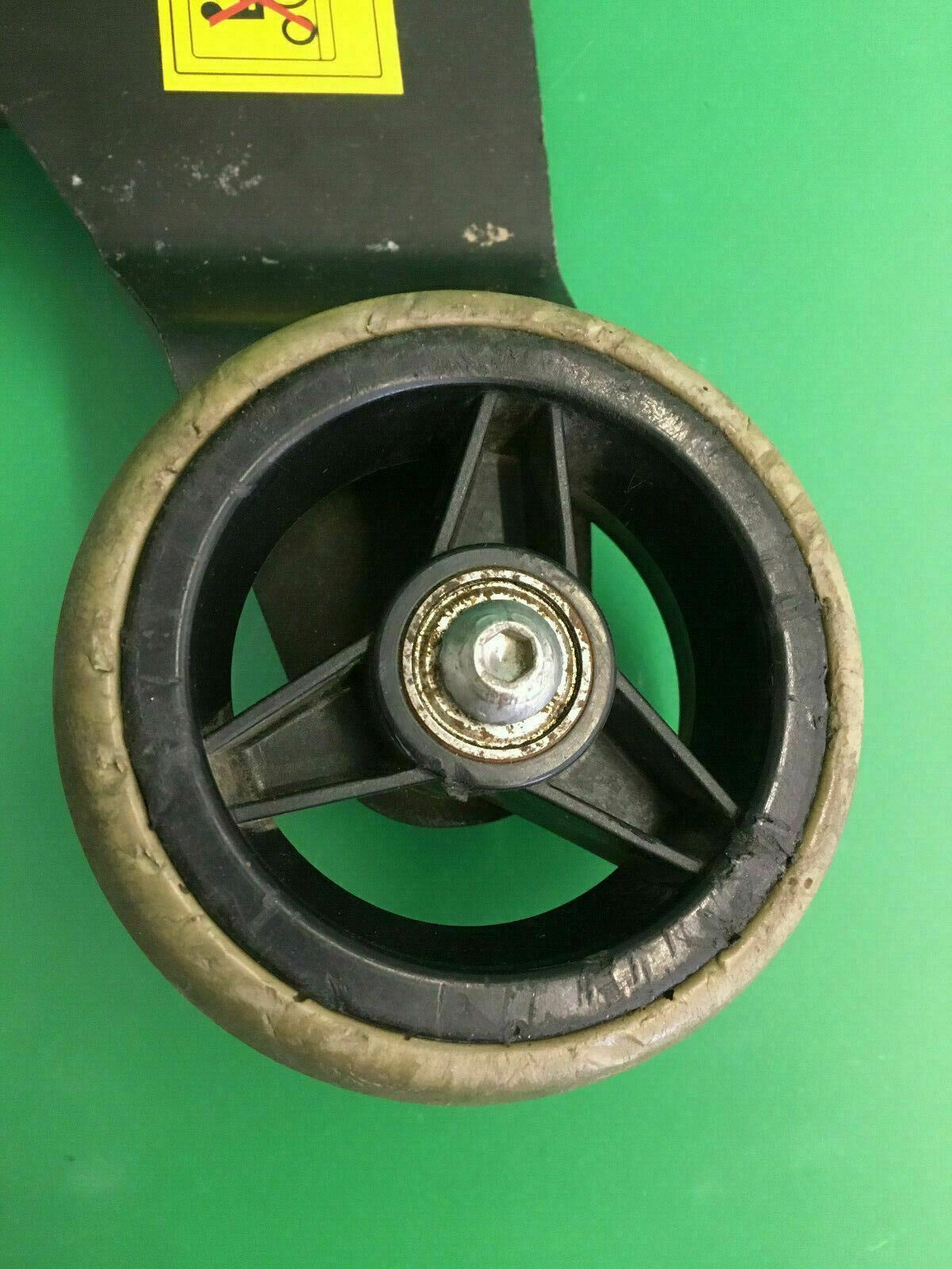 Anti-Tip Wheels & Tie Down Assembly for Permobil 2G C300 Power Wheelchair  #D740