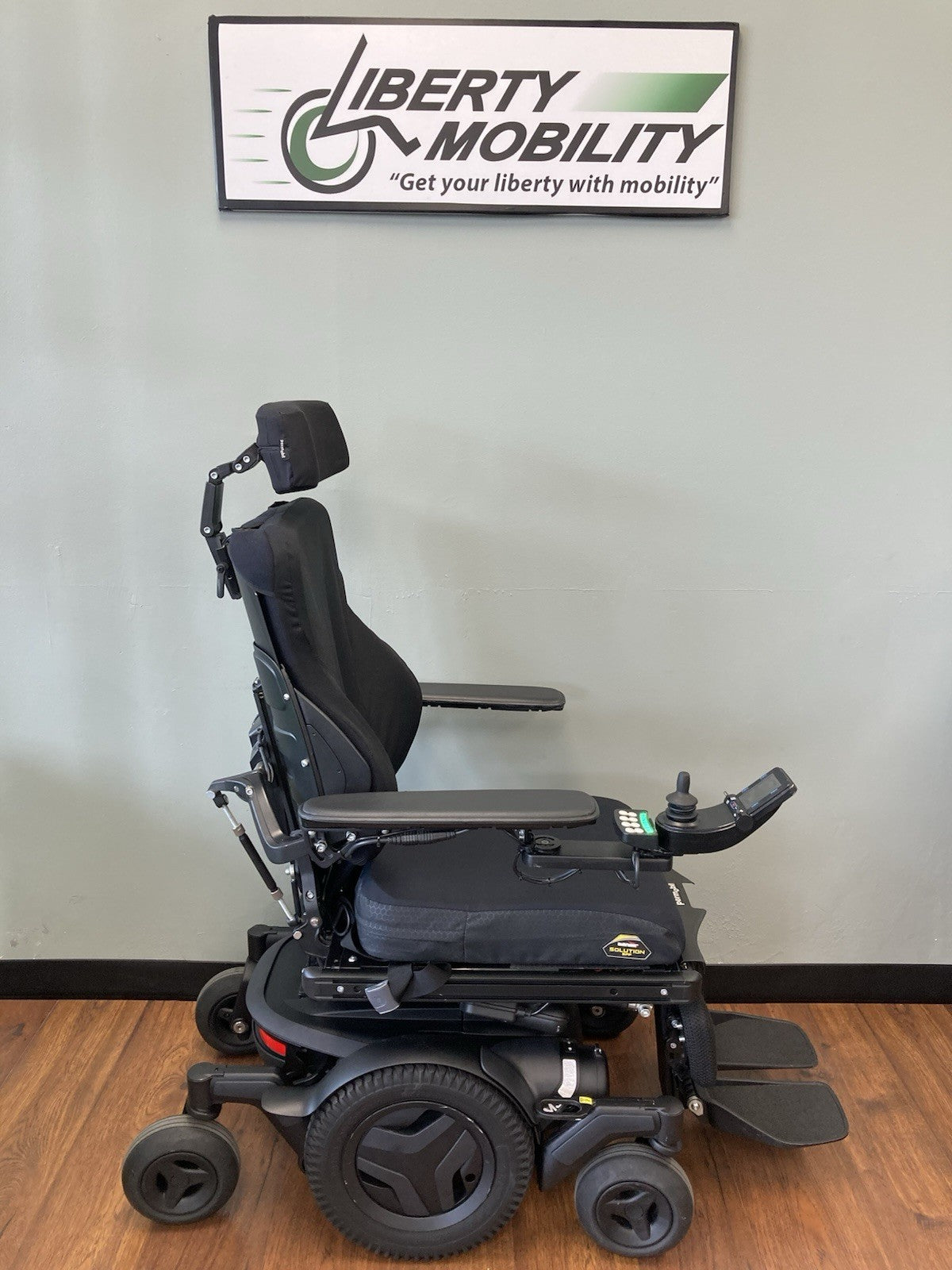 2021 Permobil F3 w/ Elevate, Tilt, Recline, Legs & 20° Anterior Tilt  #7630
