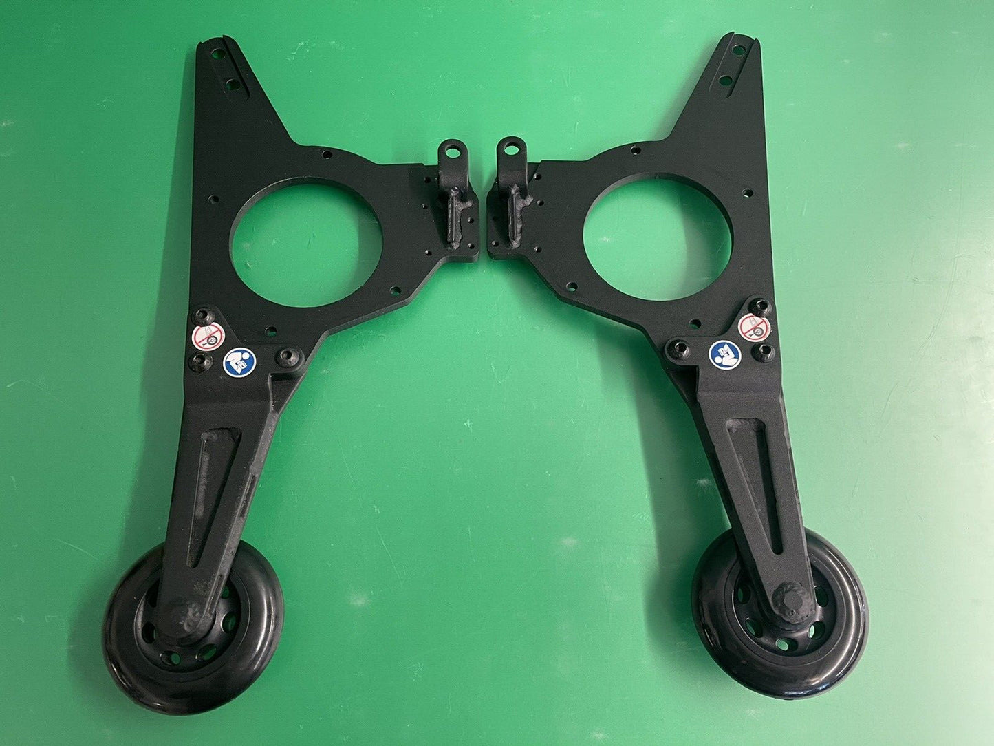 Anti-Tip Wheels Assembly for the Quantum 4Front Power Wheelchair  #i329