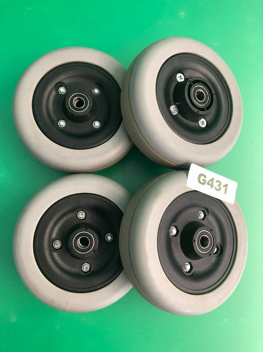 Caster Wheels for Pronto Sure Step & TDX Power Wheelchairs -set of 4- #G431