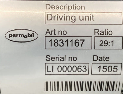 Motors for Permobil F3 Power Wheelchair 1831168-1831167 / 313935-313934 #J408