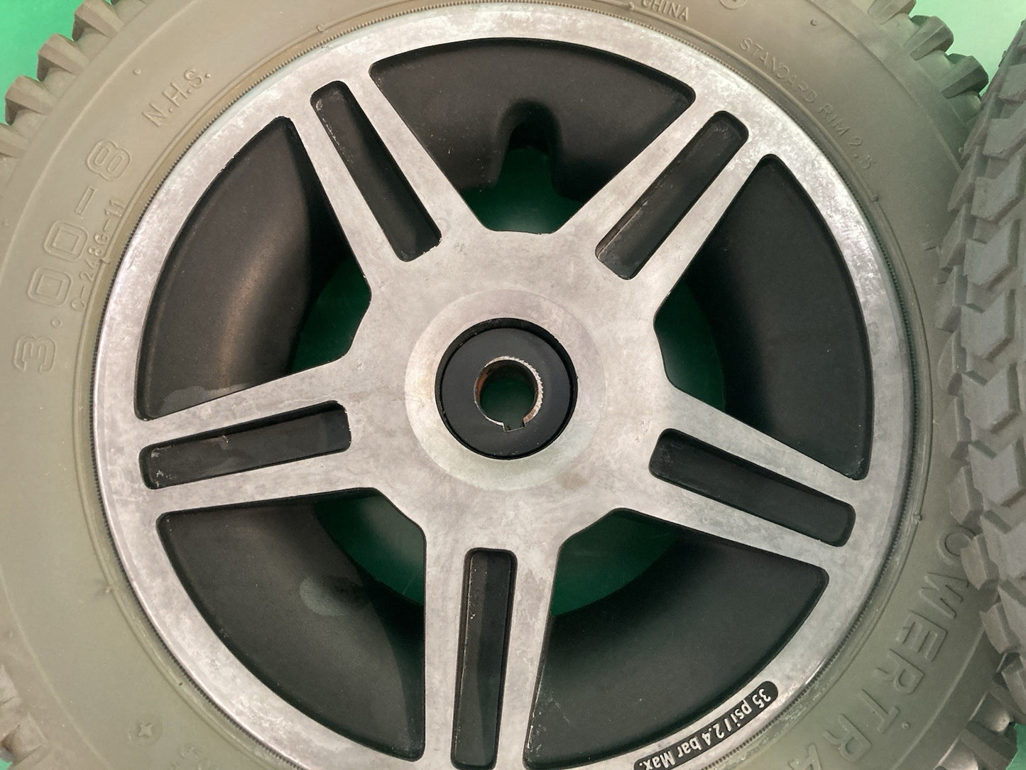 14"x3" Solid Drive Wheels for Pride Jazzy 614 / 614 HD Power Wheelchairs #L057