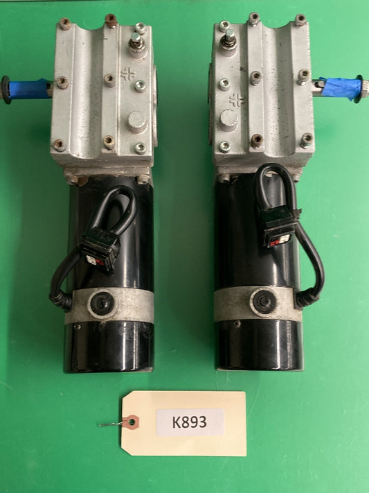 Left & Right Motors w/ Gearboxes for the Pride Jet 3 Power wheelchair #K893