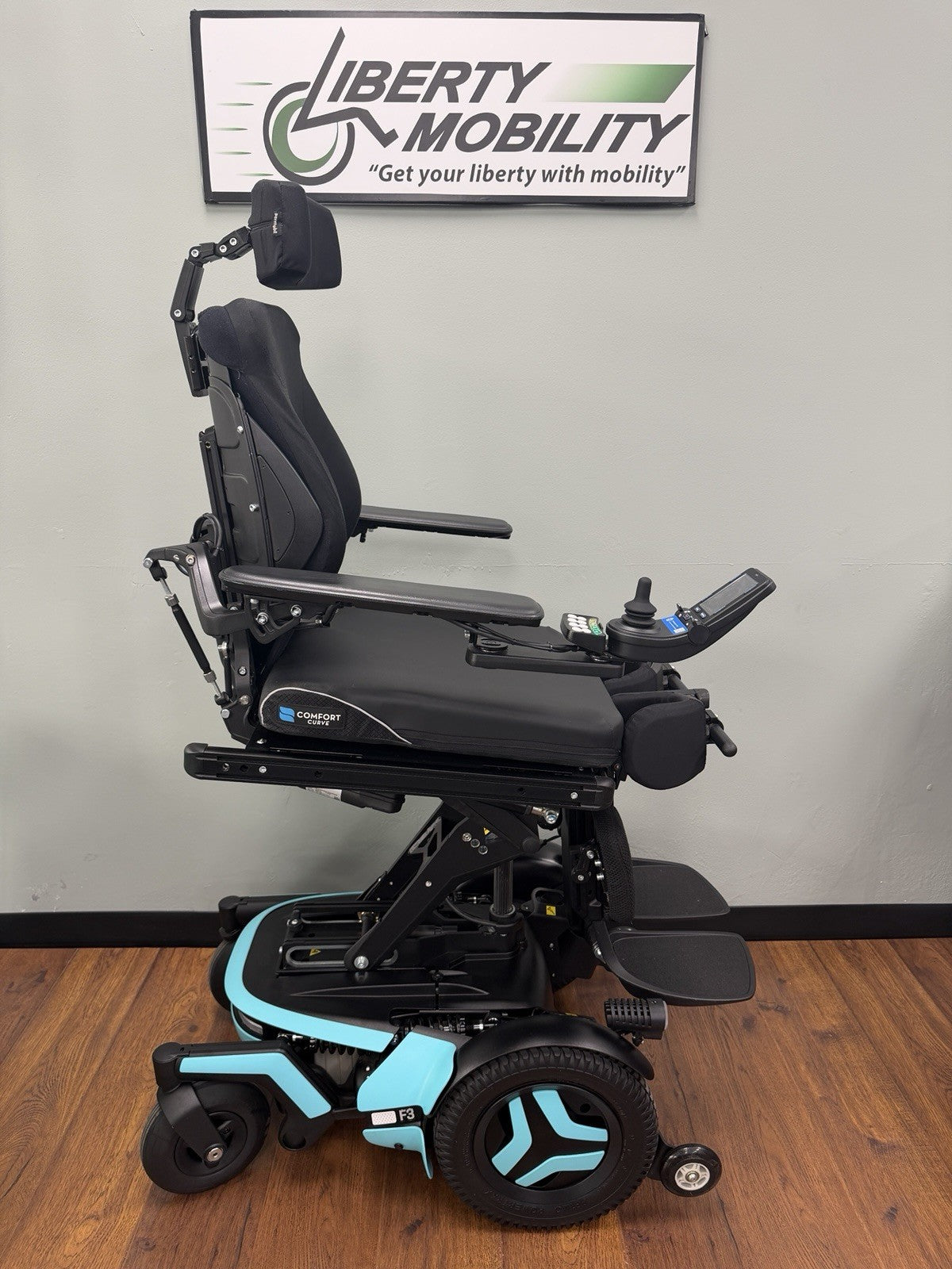 2024 Permobil F3 w/ Elevate, Tilt, Recline, Legs & 30° Anterior Tilt  #7626