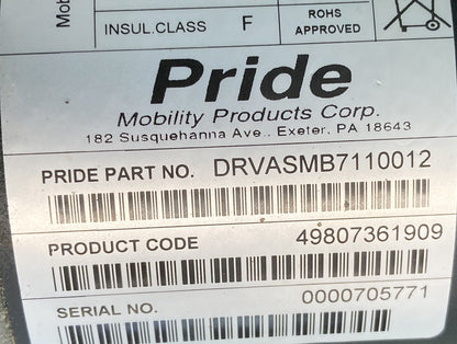 Motors for Pride Jazzy Elite HD & Elite 14 DRVASMB7110011 DRVASMB7110012 #K738