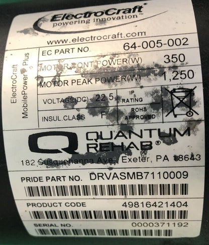 3800 RPM Motors for the Quantum Edge HD-DRVASMB7110010-DRVASMB7110009 #H727
