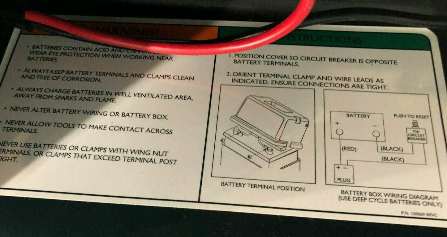 Battery Boxes w/ Wiring Harness for the Quickie P200 Power Wheelchair #H339