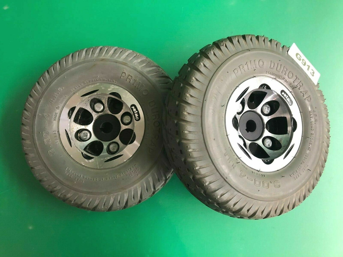 3.00-4 10"x3" Drive Wheel Assembly for Invacare Pronto Power Wheelchairs #G913