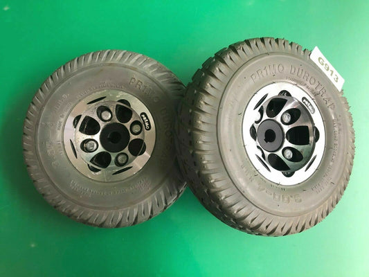 3.00-4 10"x3" Drive Wheel Assembly for Invacare Pronto Power Wheelchairs #G913