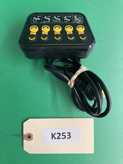 Quickie Control Plus 5 Toggle Function Switchbox w/ USB CHARGER* 130913 #K253