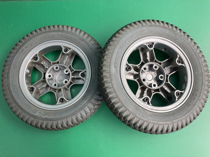 14"x3" 3.00-8 Drive Wheels for the Invacare TDX SP Power Wheelchair #K353