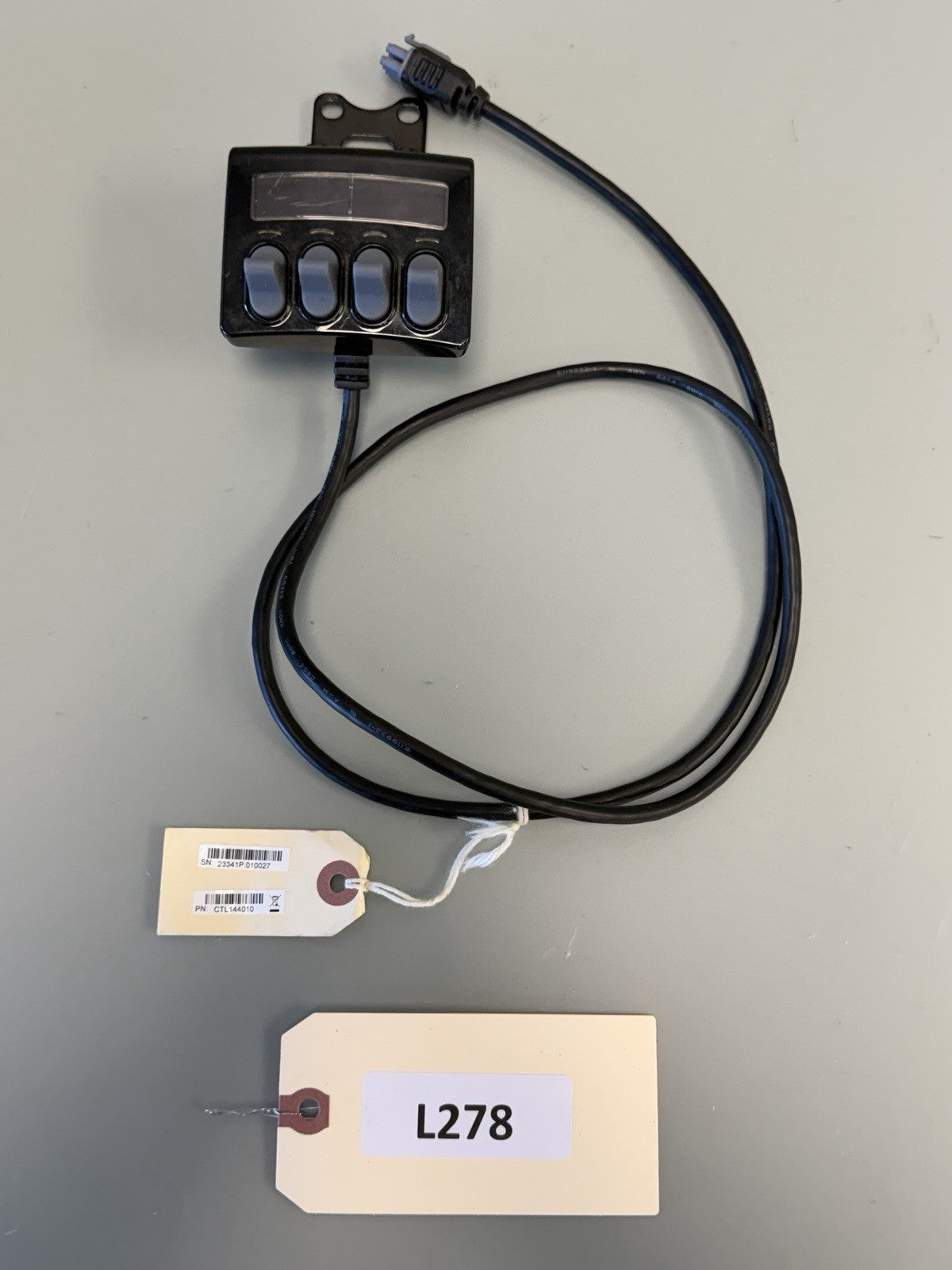 Quantum Q6 Q-Logic Power Seat 4 Button Toggle Control Keypad CTL144010 #L278