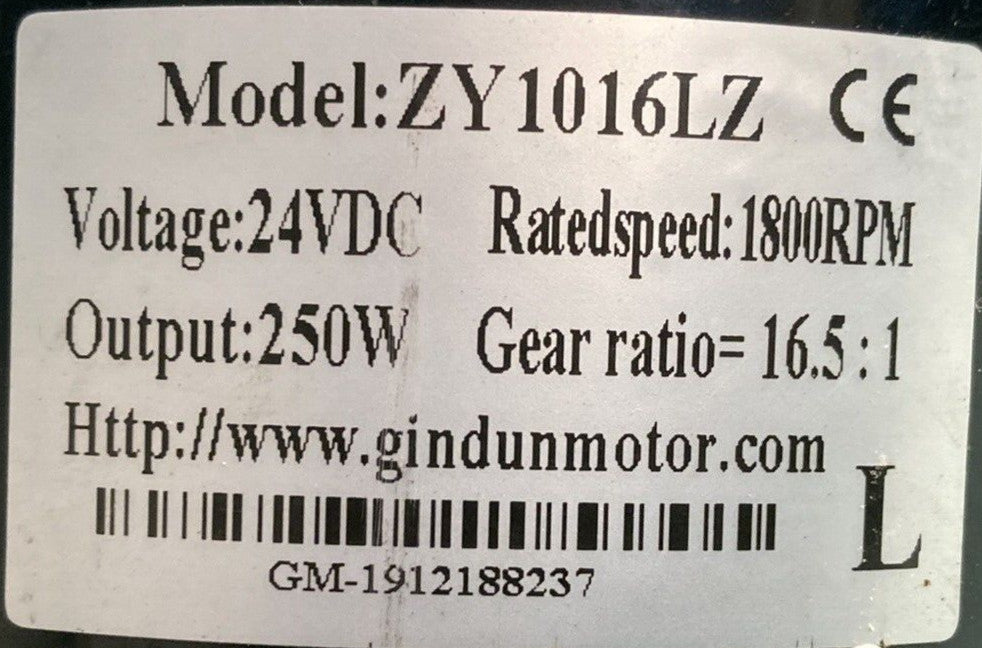 Left & Right Drive Motors for the EA ONE Folding Power Wheelchair ZY1016LZ #K587