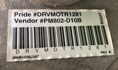 Motors for the Pride Jazzy Select Powerchair DRVMOTR1281 /DRVMOTR1282 #K913