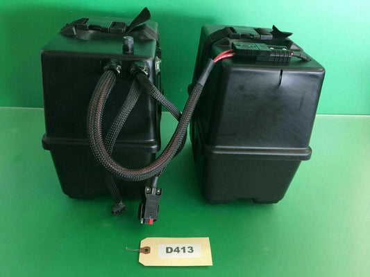 Pride Battery Boxes w/ Wiring Harness for Jazzy 1115 Power Wheelchair #D413