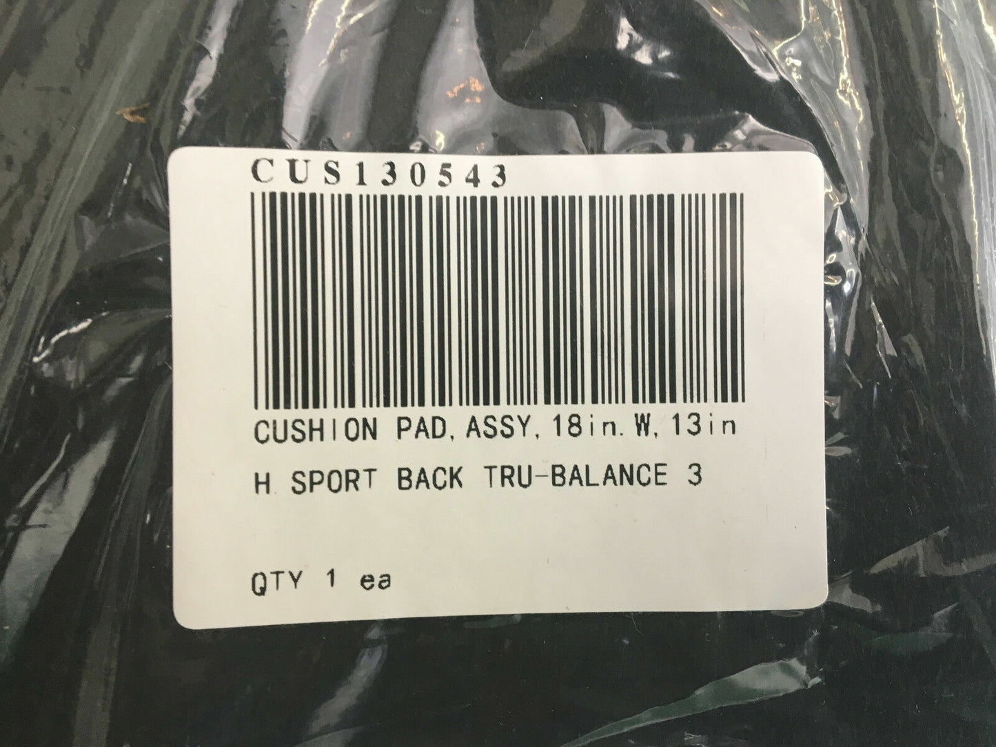 NEW* TRU BALANCE 3 SPORT Seat Back Cushion for Quantum Powerchair 18x13 #B441