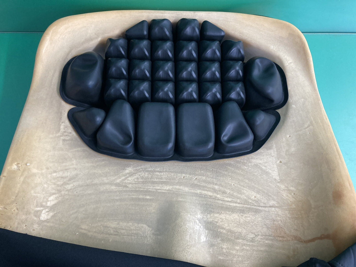 Roho ERGO Hybrid Foam/ Air Cushion w/ Cover & Pump 21" X 21" X 5.25 322029 #J896