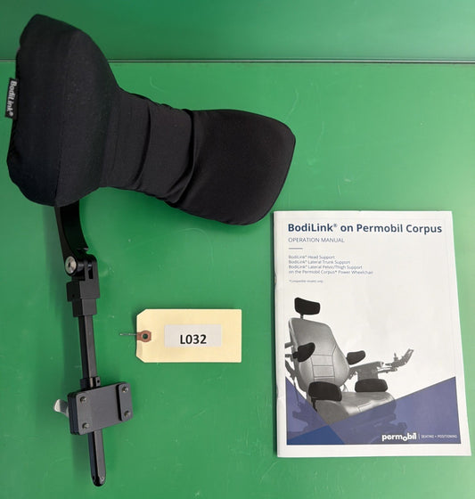 12" Permobil/ BodiLink Adjustable HeadRest for Different Power Wheelchairs #L032