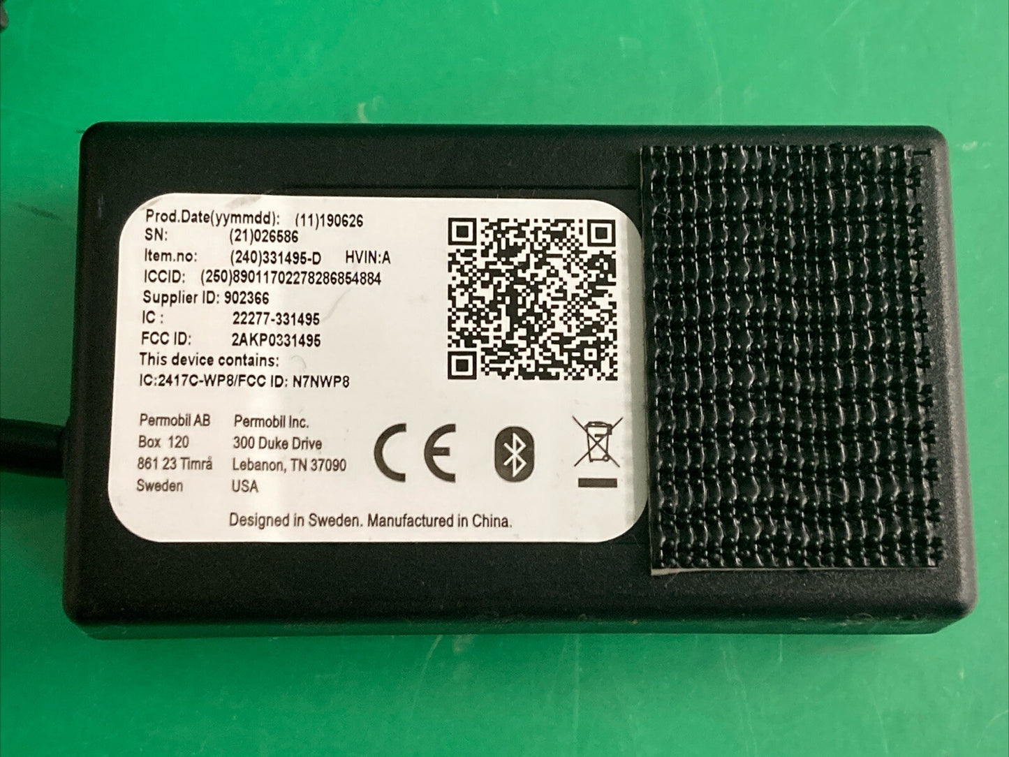 Permobil M3 F3 Corpus 331495 Bluetooth Radio Module 336046-D Wheelchair #K169
