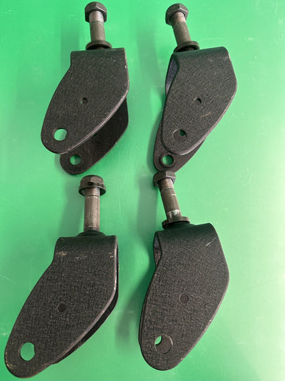 Rear & Front Caster Forks for Invacare TDX SP II Power Wheelchair Set of 4 #i509