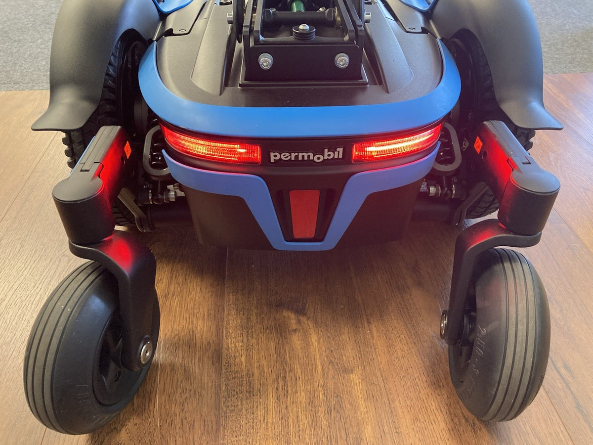 2025 Permobil M3 Wheelchair w/ Power Elevate, Tilt, Recline, Legs & Lights #7629
