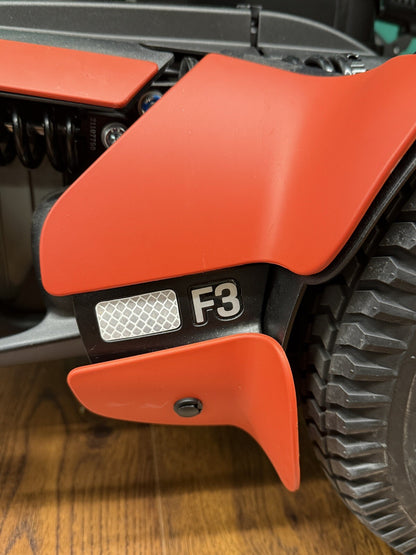 2022 Permobil F3 w/ Elevate, Tilt, Recline, Legs & 30° Anterior Tilt 51 Mi #7594