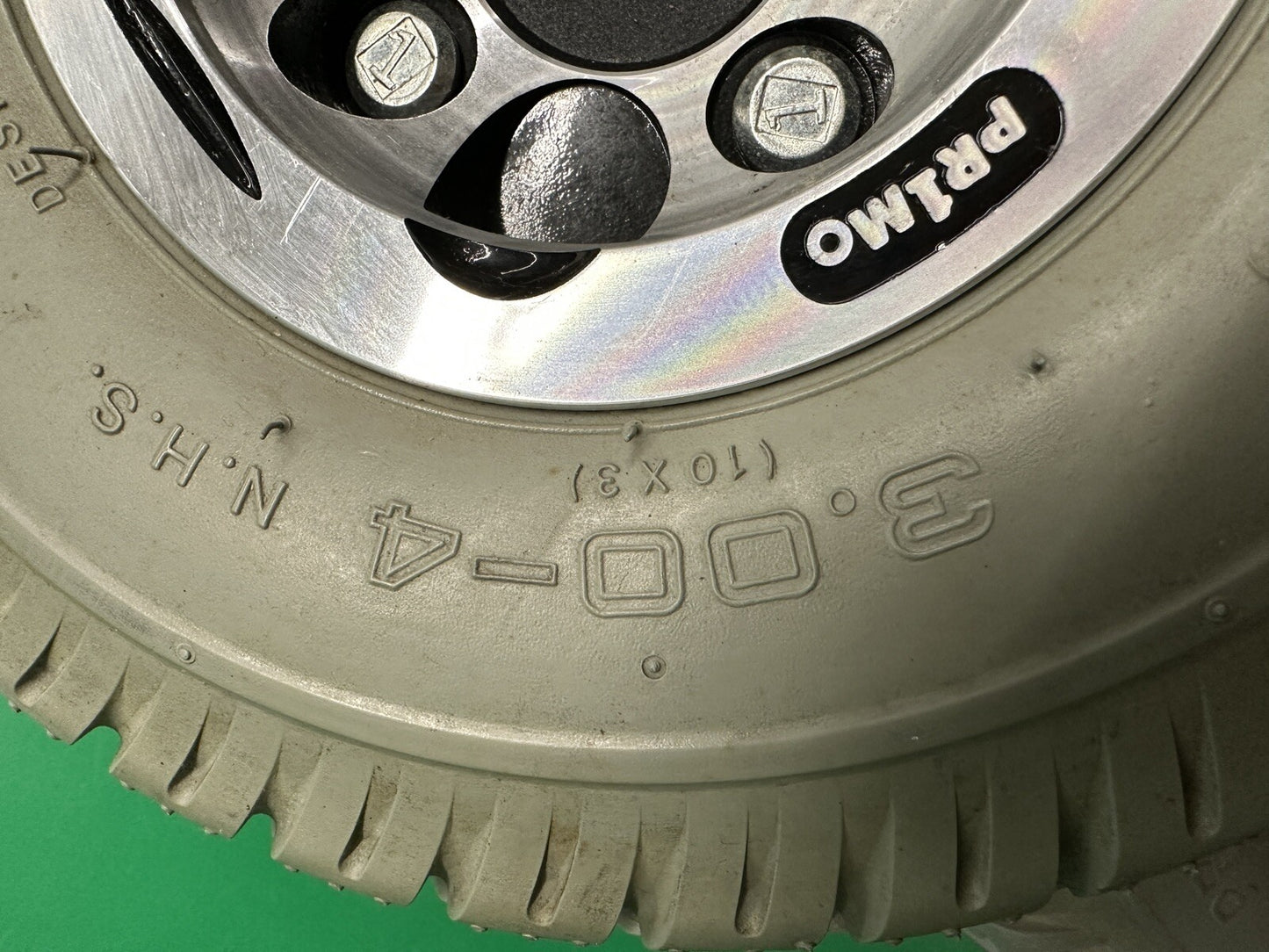 3.00-4 10"x3" Drive Wheel Assembly for Invacare Pronto Power Wheelchairs #i226