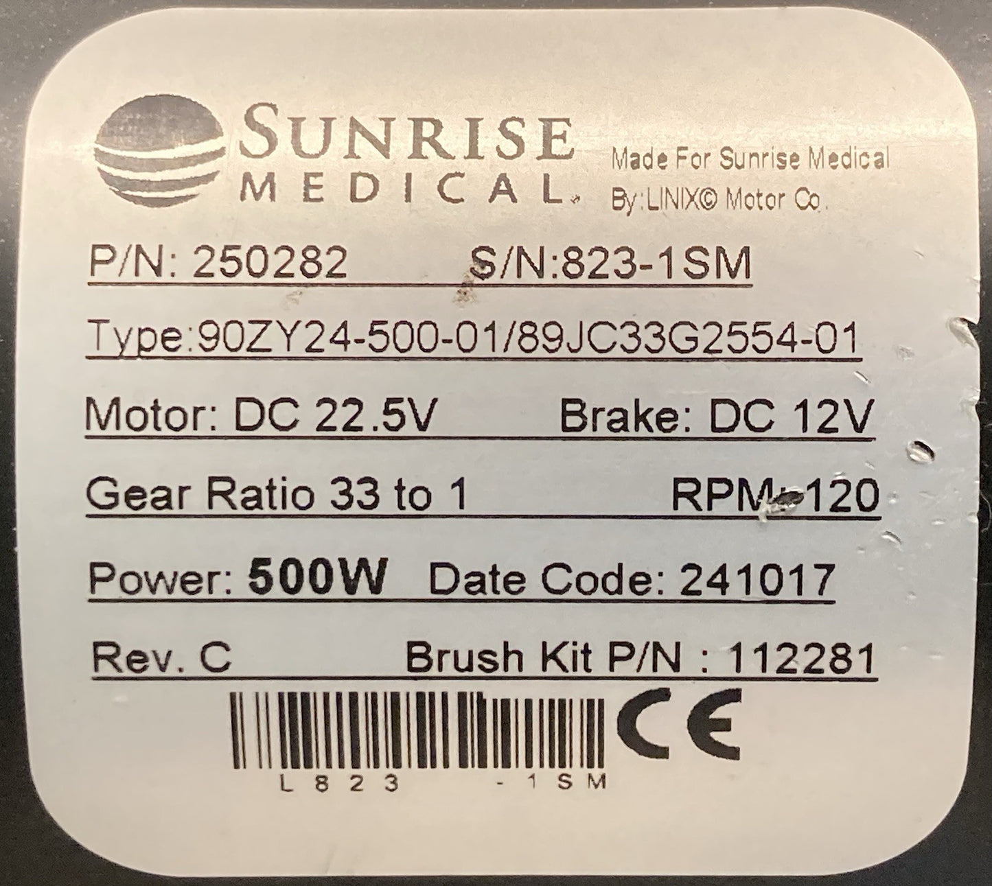 Left & Right Motors for Quickie Q700M Power Wheelchair 250282 / 250283 #L001