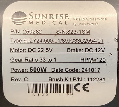 Left & Right Motors for Quickie Q700M Power Wheelchair 250282 / 250283 #L001